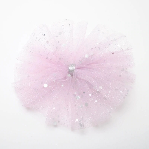 Sponka za lase iz tila roza