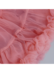 Nežno Roza PettiSkirt Krilo za Deklice, tila, večplastnost, elastična guma, 100% poliamid, 96% bombaž, slovenske matere, različne priložnosti, svoboda gibanja, idealno prileganje
