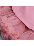 Nežno Roza PettiSkirt Krilo za Deklice, tila, večplastnost, elastična guma, 100% poliamid, 96% bombaž, slovenske matere, različne priložnosti, svoboda gibanja, idealno prileganje