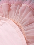 Mešano Roza PettiSkirt Krilo za Deklice, tila, večplastnost, elastična guma, 100% poliamid, 96% bombaž, slovenske matere, različne priložnosti, svoboda gibanja, idealno prileganje