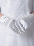 elegančne rokavice, bele rokavice, slovesne priložnosti, otroške rokavice, udobno prileganje, vzdržljive rokavice, simbol čistosti, univerzalna velikost, ročno pranje, slovesne obleke