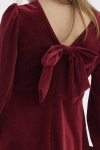 dekliška obleka, elegantna dekliška obleka, večerna obleka za deklice, bordo obleka za deklice, Melissa obleka, otroška moda, svečane obleke za deklice, obleka za posebne priložnosti