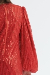 rdeča obleka za deklice, obleka Gabriela, elegantna otroška obleka, svečana obleka za deklice, praznična obleka, moda za otroke, otroška praznična moda