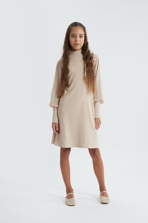 dekliška obleka Luna, elegantna obleka za deklice, otroška moda, obleka za posebne priložnosti, kakovostna obleka EU, dekliška moda Slovenija