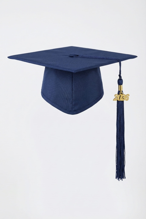 magistrska kapa, kapa za diplomiranje, maturantska kapa, spominek za diplomante, mornarsko modra kapa, kapa z letnico 2026, zaključek šolanja