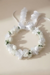 venček za prvo sveto obhajilo, venček W56, eleganten venček za obhajilo, dodatki za prvo sveto obhajilo, ročno izdelan venček, venček za deklice, kakovostni venčki EU, beli venček za obhajilo
