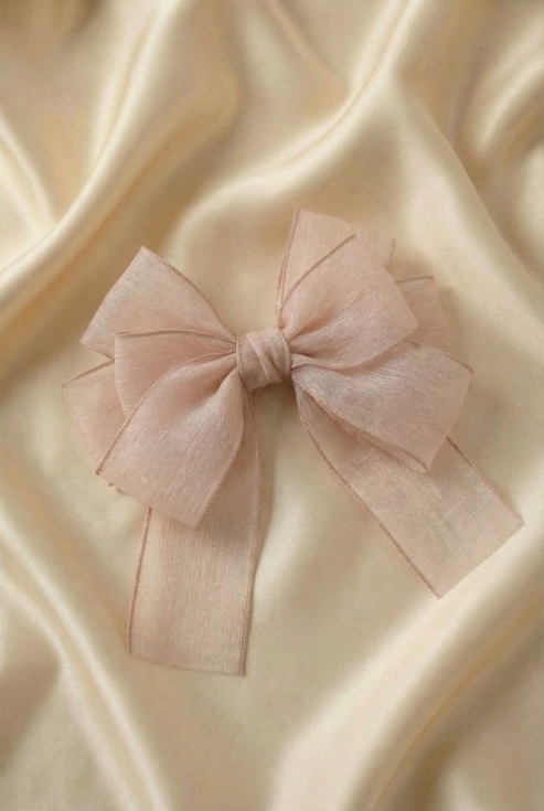 lasnica za deklice, pentlja za lase, elegantna lasnica, rožnata lasnica, otroška lasnica, dodatek za lase, svečane pričeske, lasni dodatek za deklice, lasnica za obhajilo, lasnica za poroko