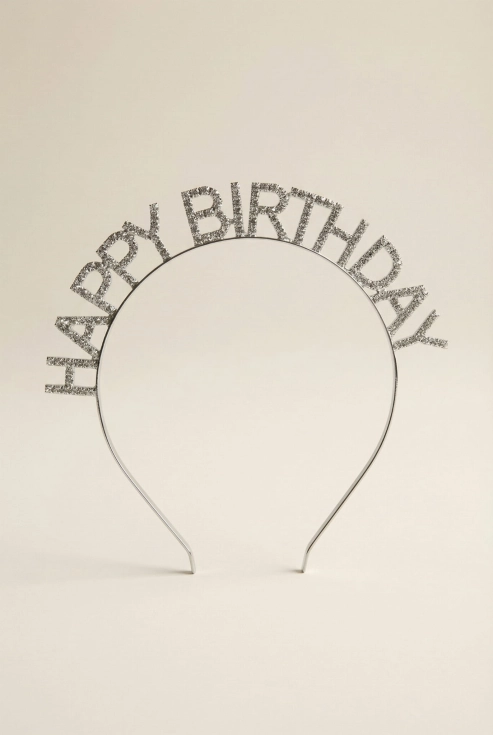 rojstnodnevni trak, dekliški dodatki, elegantni lasni trak, rojstnodnevno darilo, otroški modni dodatki, srebrni lasni trak, rojstnodnevni trak za deklice, čarobni trak, sparkle trak