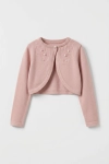otroško bolero ada v rožnati barvi, dekliško bolero ZOYA Fashion, bolero za obhajilo, svečano bolero za deklico, slovenska otroška oblačila, ZOYA Fashion Slovenija