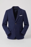 Mornarsko modri suknjič iz kompleta za fante Liam – posnetek izdelka od spredaj