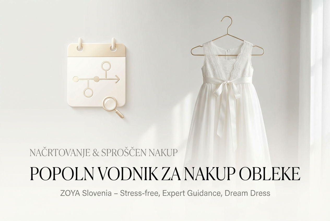 Časovnica in nasveti za nakup obleke za prvo sveto obhajilo